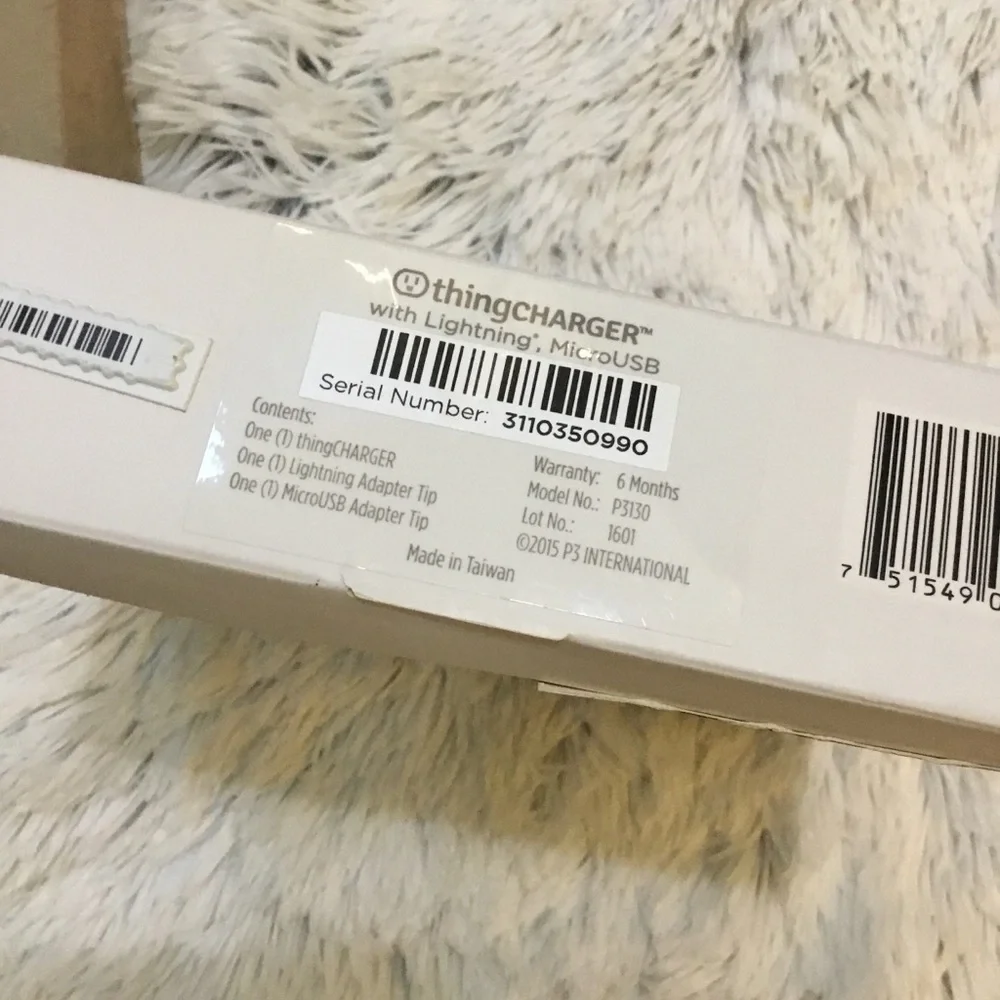 thingCHARGER with interchangeable tips New in box Wire-less